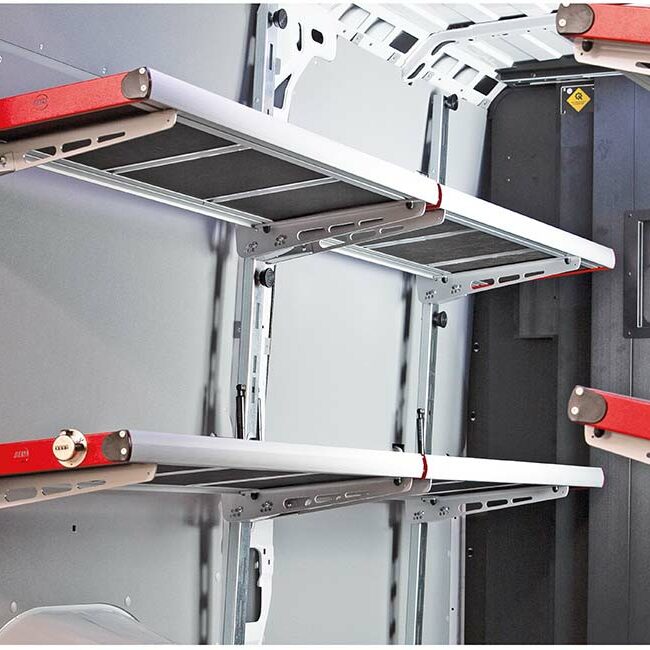 étagères en aluminium gema